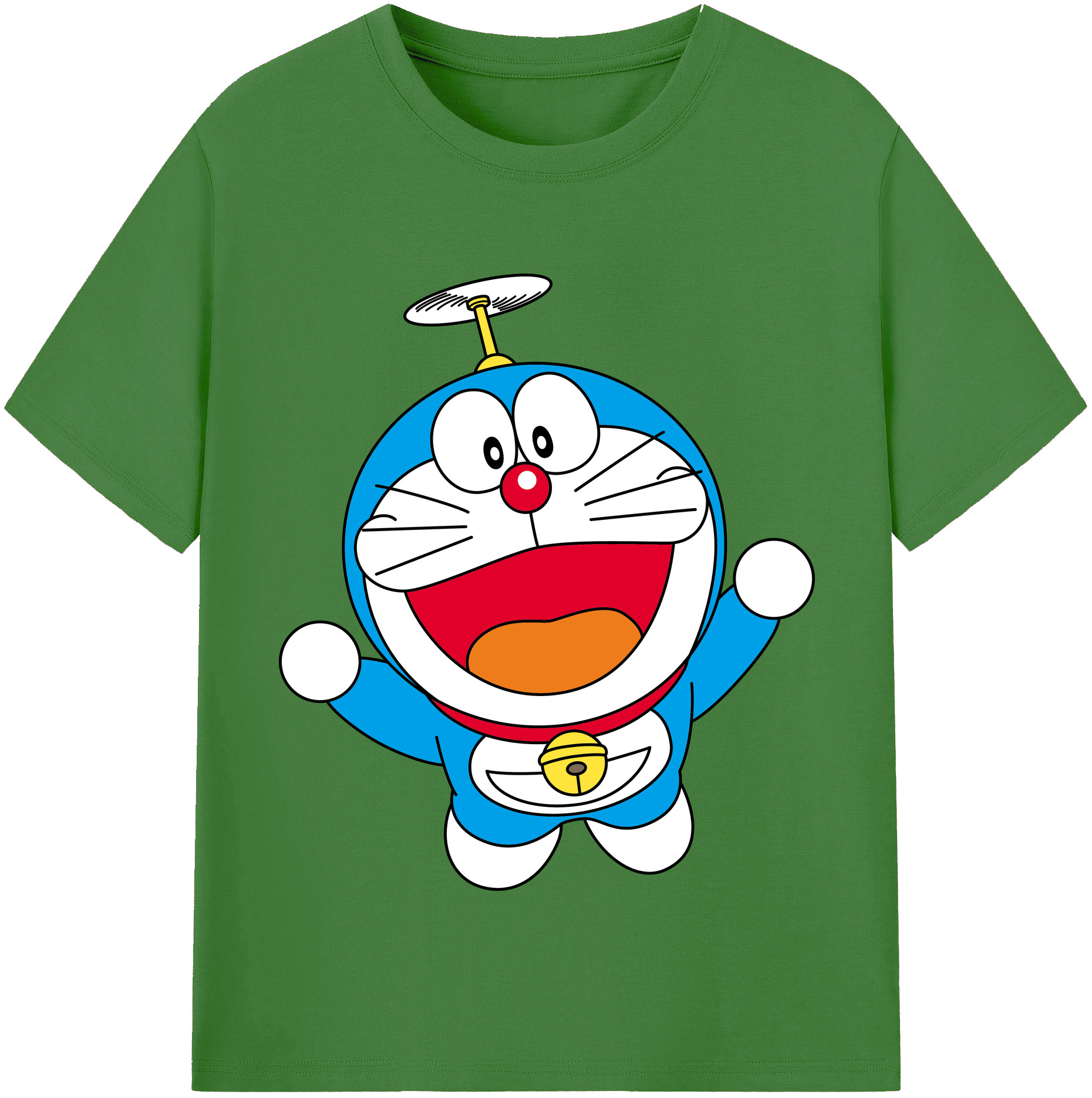 （画像用） ドラえもん Doraemon レディースカジュアルプリントTシャツ（綿100％）